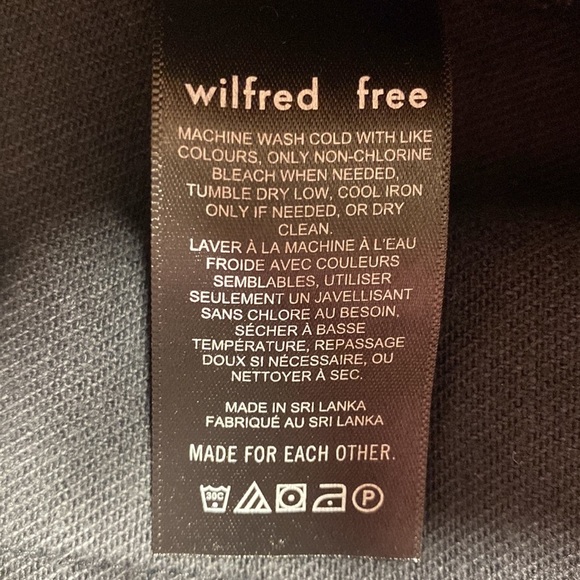 Aritzia Wilfred Modern Cargo Utility High Waisted Pockets Black Pant Size 0 - Picture 9 of 10